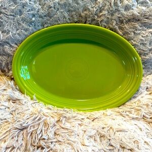 Fiestaware 13 5/8” platter/plate retired lemongrass